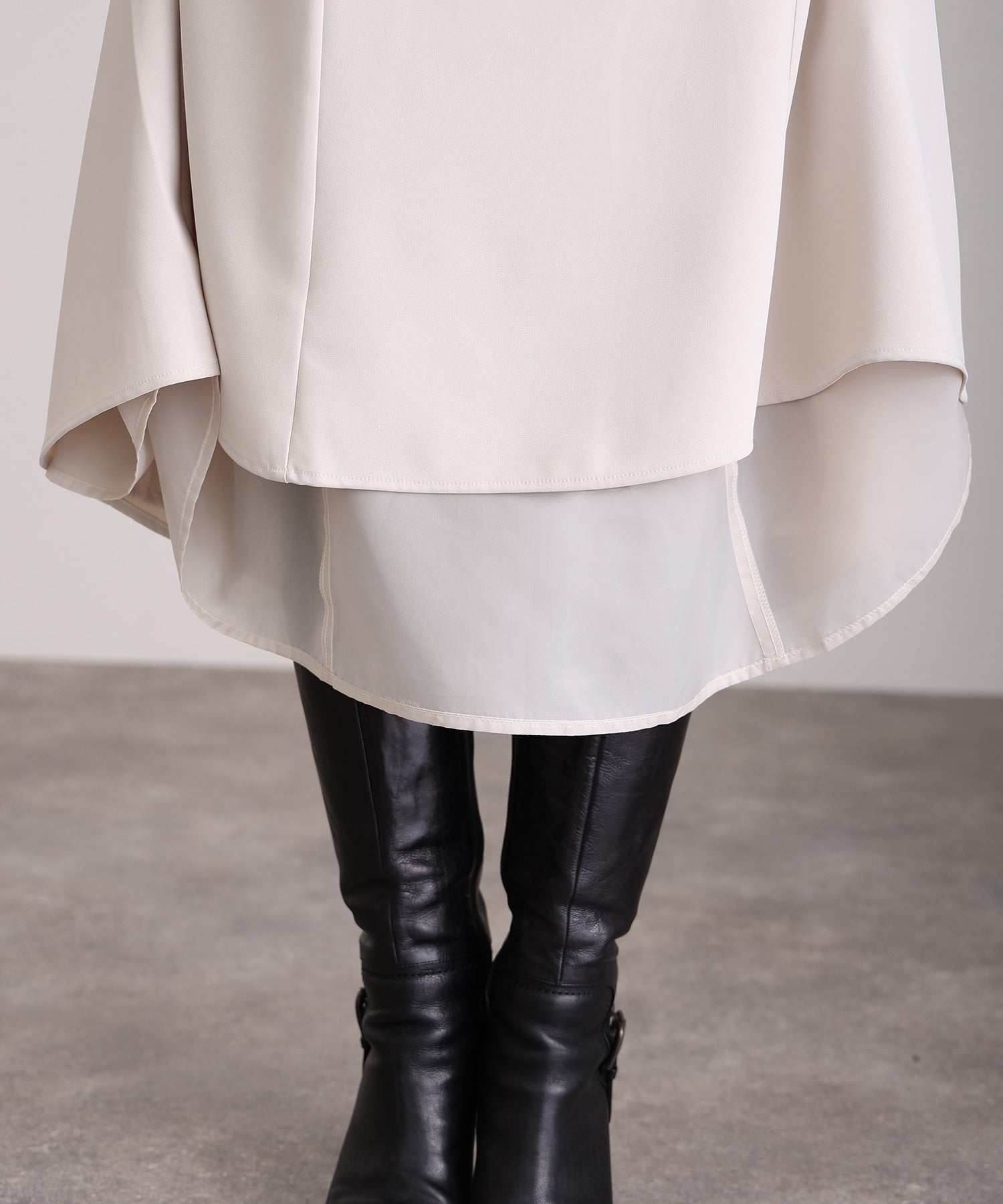 プールヴー PourVous 中長裙&袖子正式層次薄紗典禮婚禮派對裙子場合裙子同學會 正式 洋裝 派對裙 20代 30代 40代