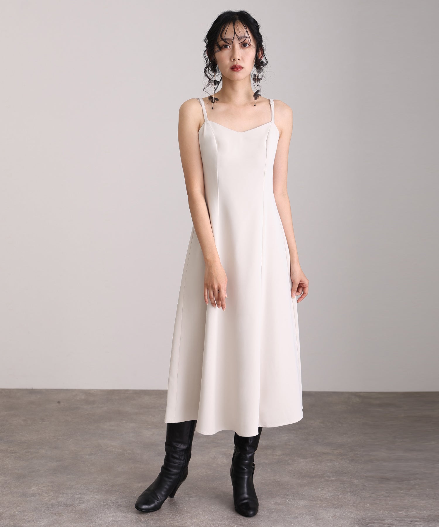 プールヴー PourVous 中長裙&袖子正式層次薄紗典禮婚禮派對裙子場合裙子同學會 正式 洋裝 派對裙 20代 30代 40代