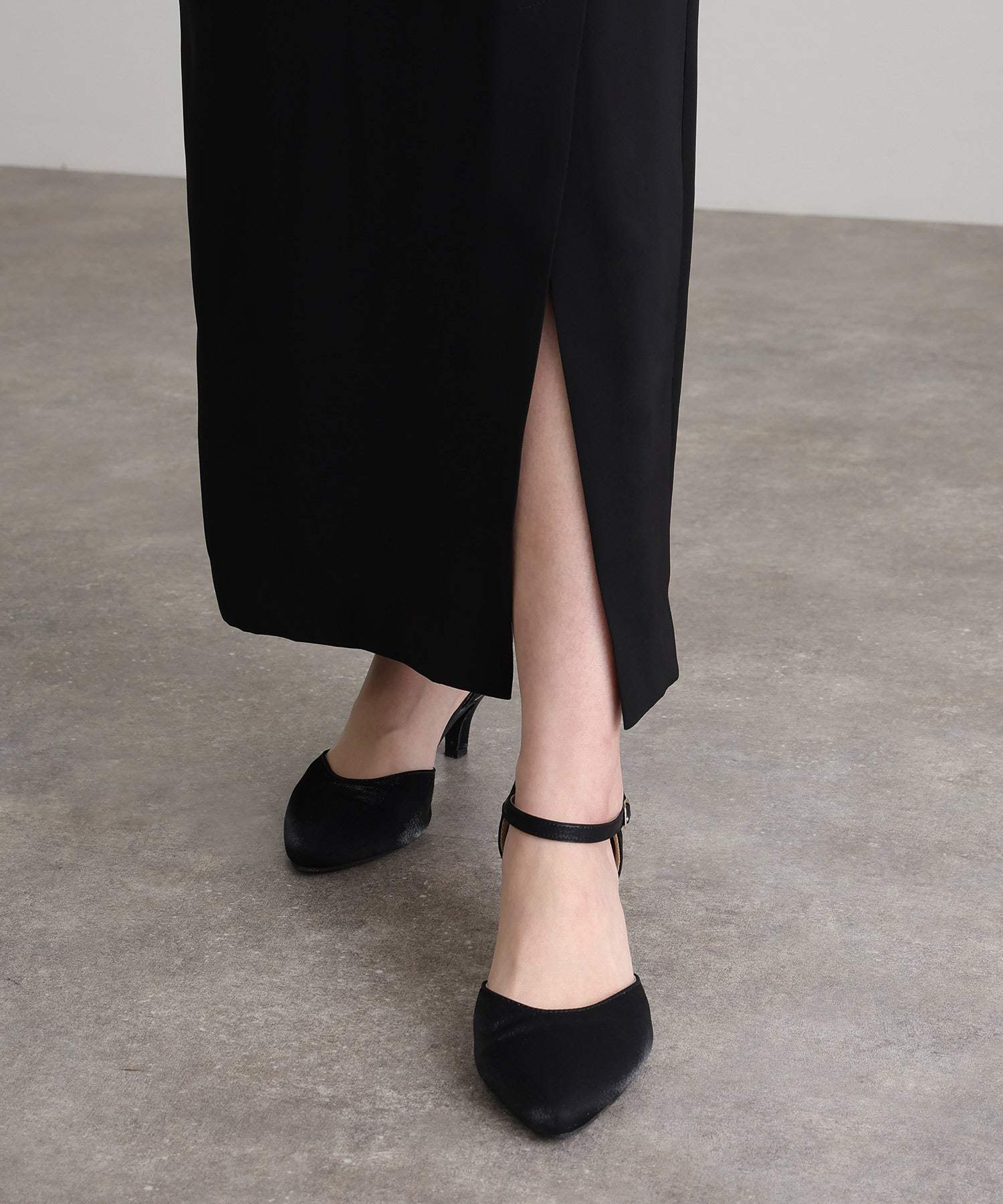 プールヴー PourVous 袖有及膝長同窗會垂墜背心裙邀請婚禮正式場合禮服派對裙 正式 連衣裙 派對裙 20代 30代 40代