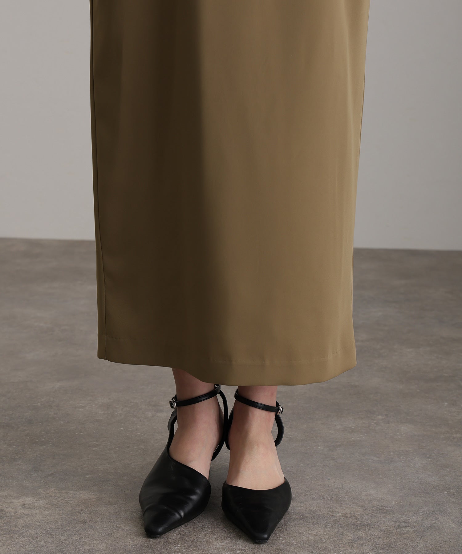 プールヴー PourVous 結婚式パーティードレスチュールボレロ袖あり&ミモレ丈お呼ばれ同窓会オケージョンドレスフォーマル フォーマル ワンピース パーティードレス 20代 30代 40代 (カーキ) カーキ