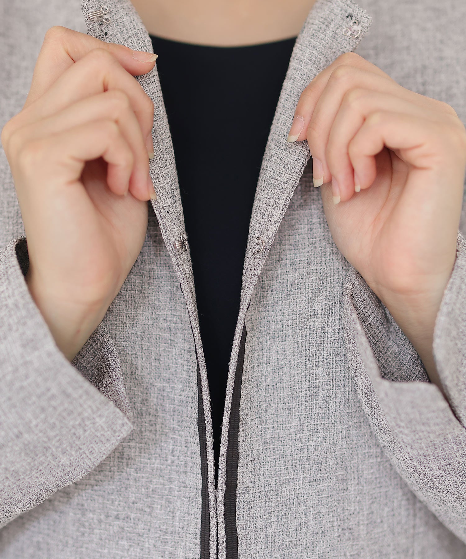 PourVous Tweed Jacket One Piece Suit