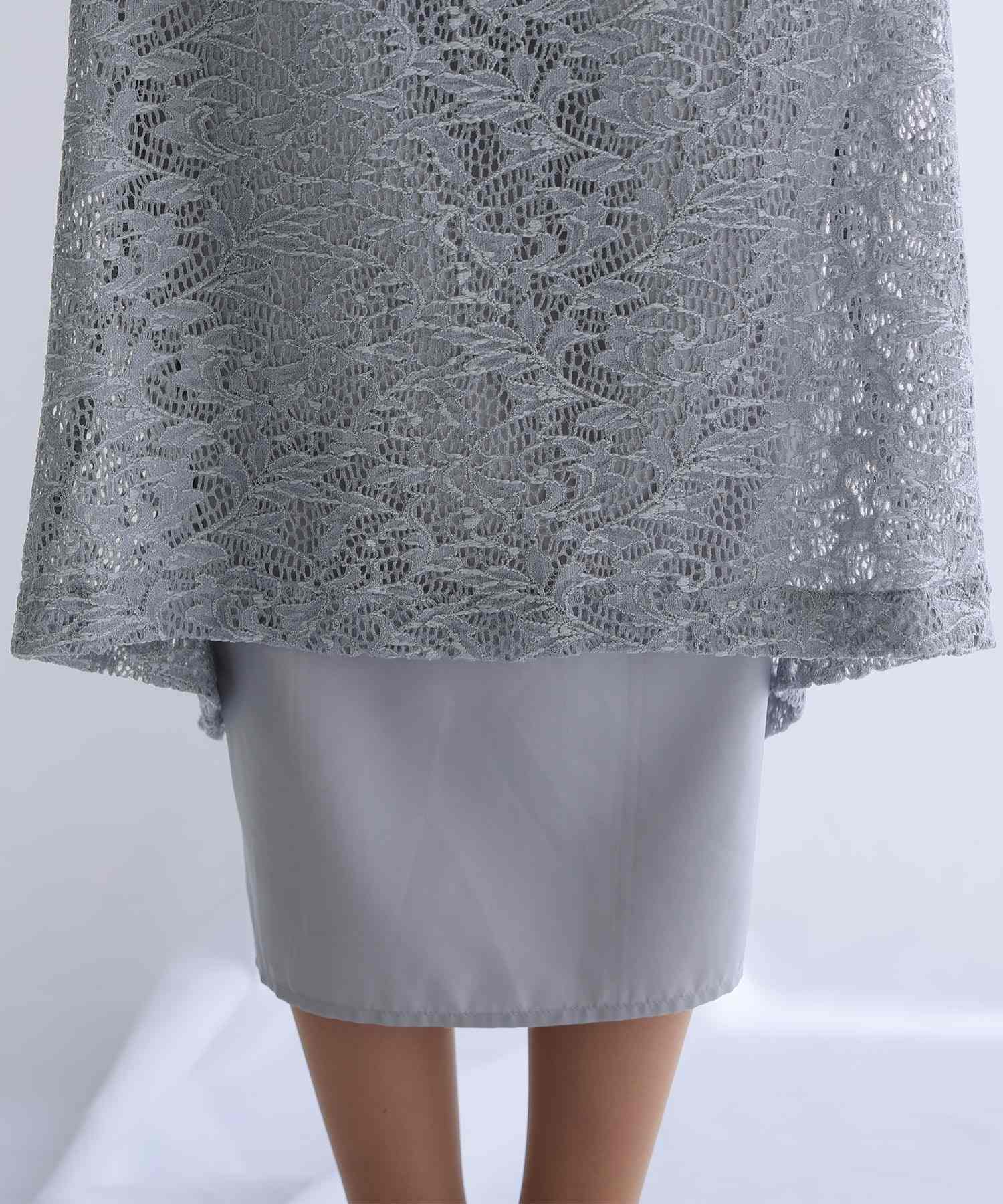 PourVous 3/4 Sleeve & Mid-Length Party Dress I-Line Formal Wedding Dress for Women in their 20s, 30s and 40s