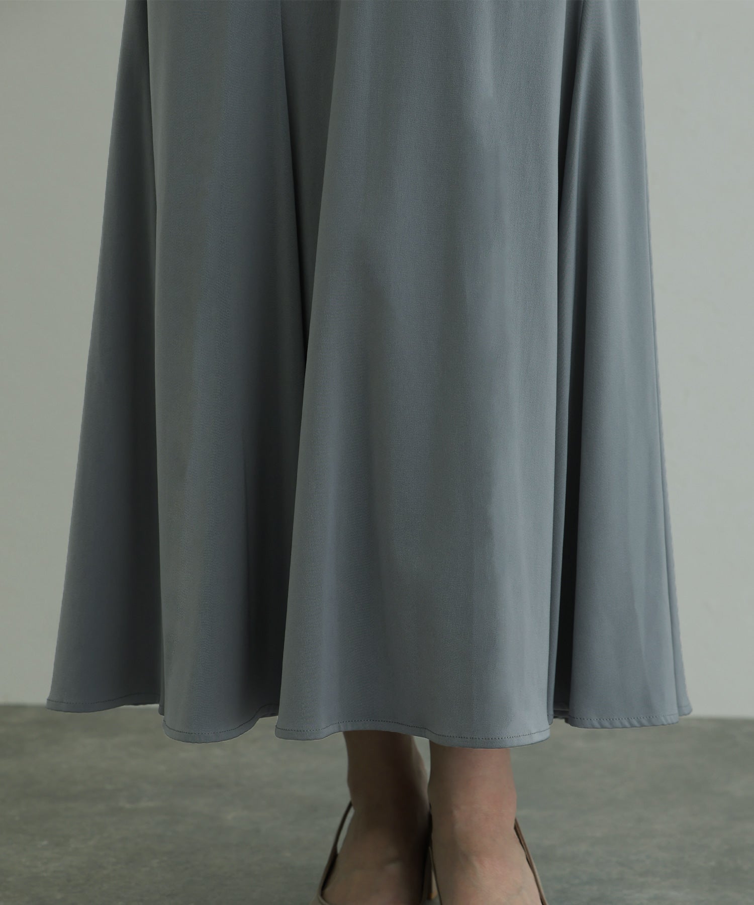 プールヴー PourVous 袖あり&ロングパーティードレスチュールお呼ばれ結婚式フォーマル ワンピース 20代 30代 40代 (オレンジ) オレンジ