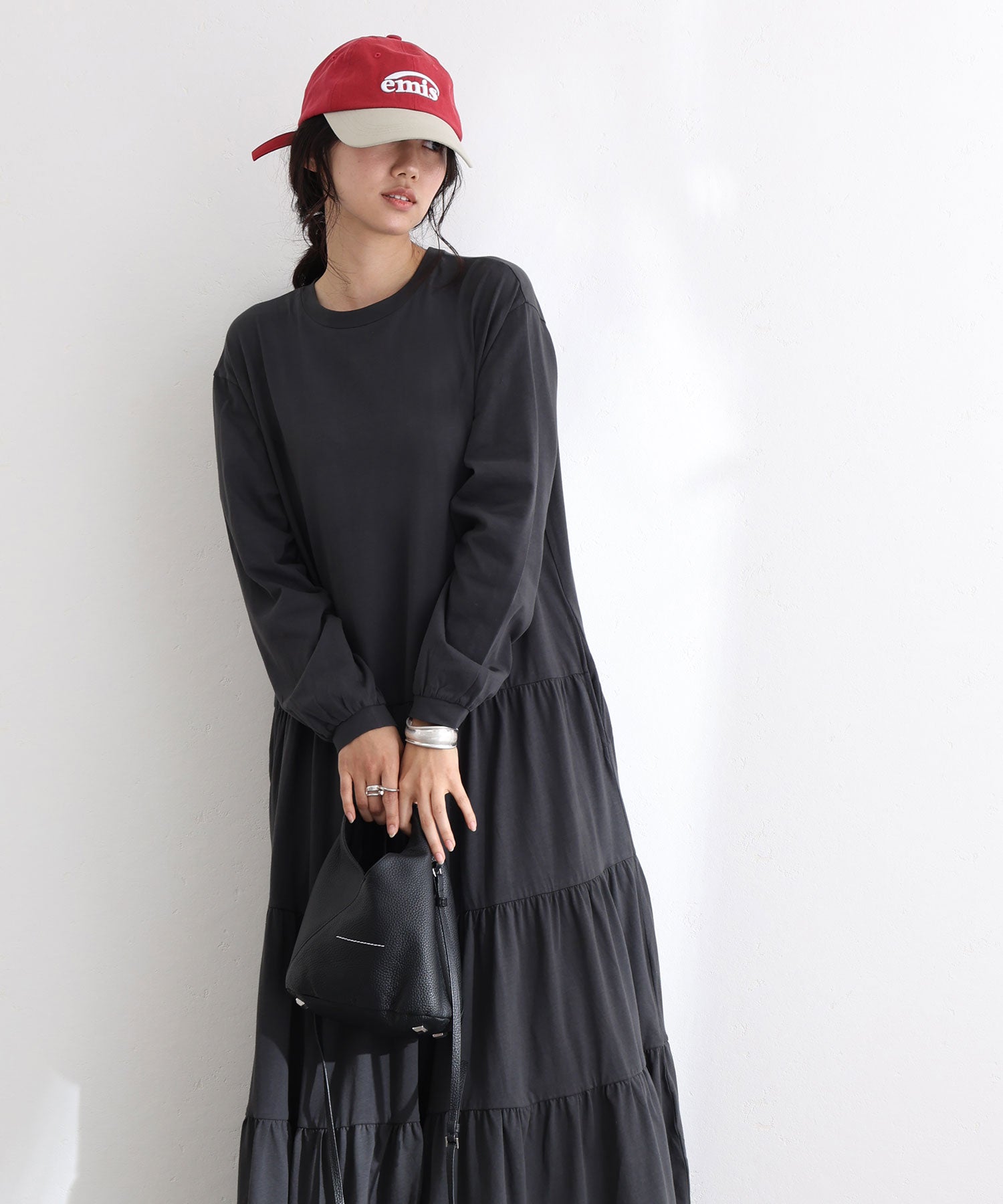 PourVous Long Tiered Cut Dress Formal Dress Party Dress for 20s 30s 40s