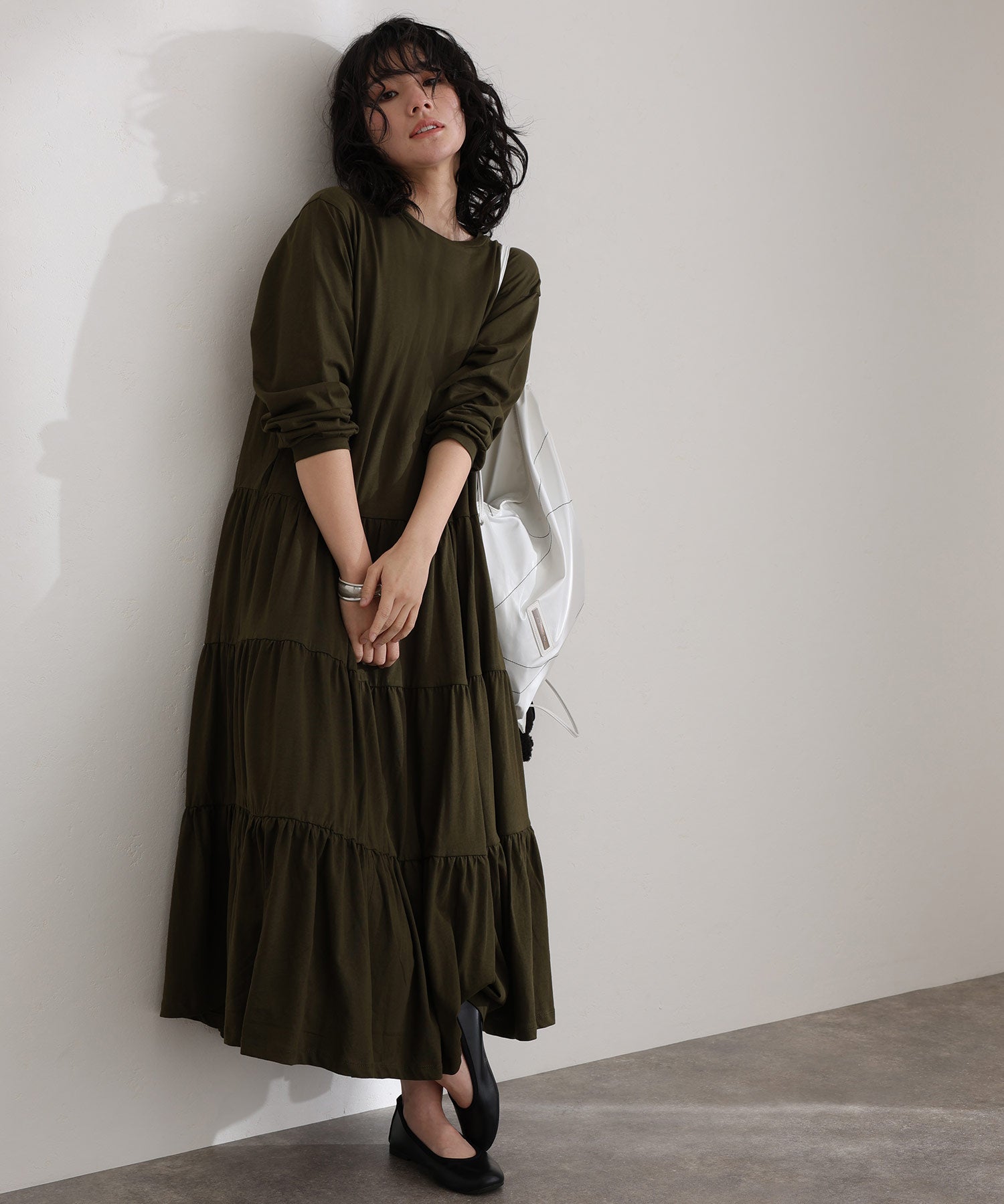 PourVous Long Tiered Cut Dress Formal Dress Party Dress for 20s 30s 40s