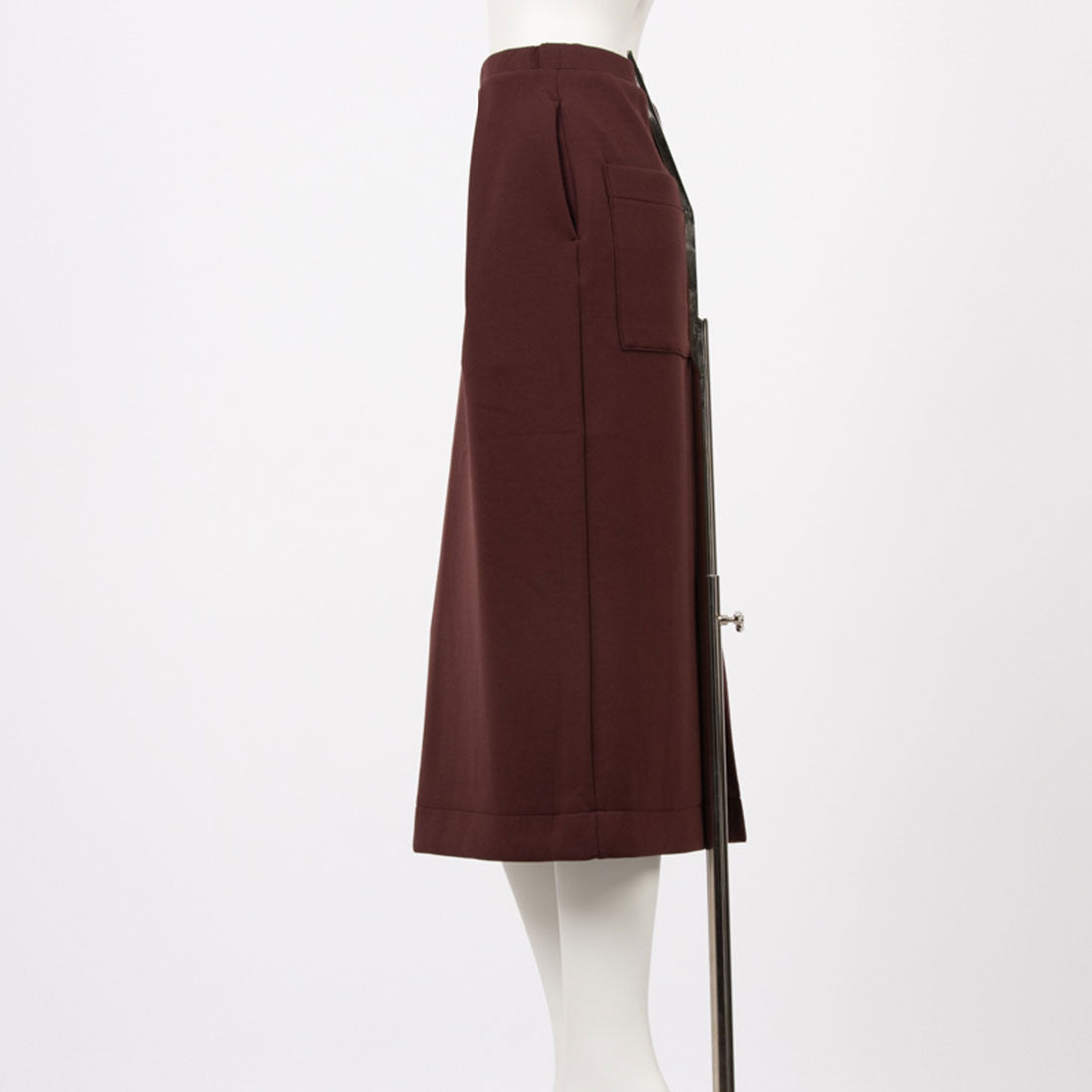 パルチザン Partisan ダブルエアーストレートスカート ブルー