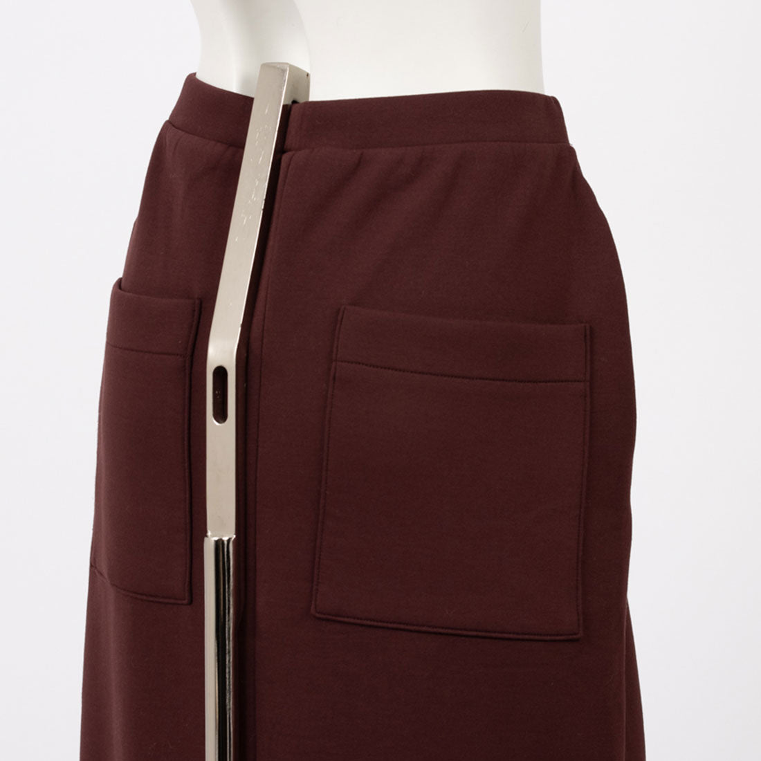 パルチザン Partisan ダブルエアーストレートスカート ブルー