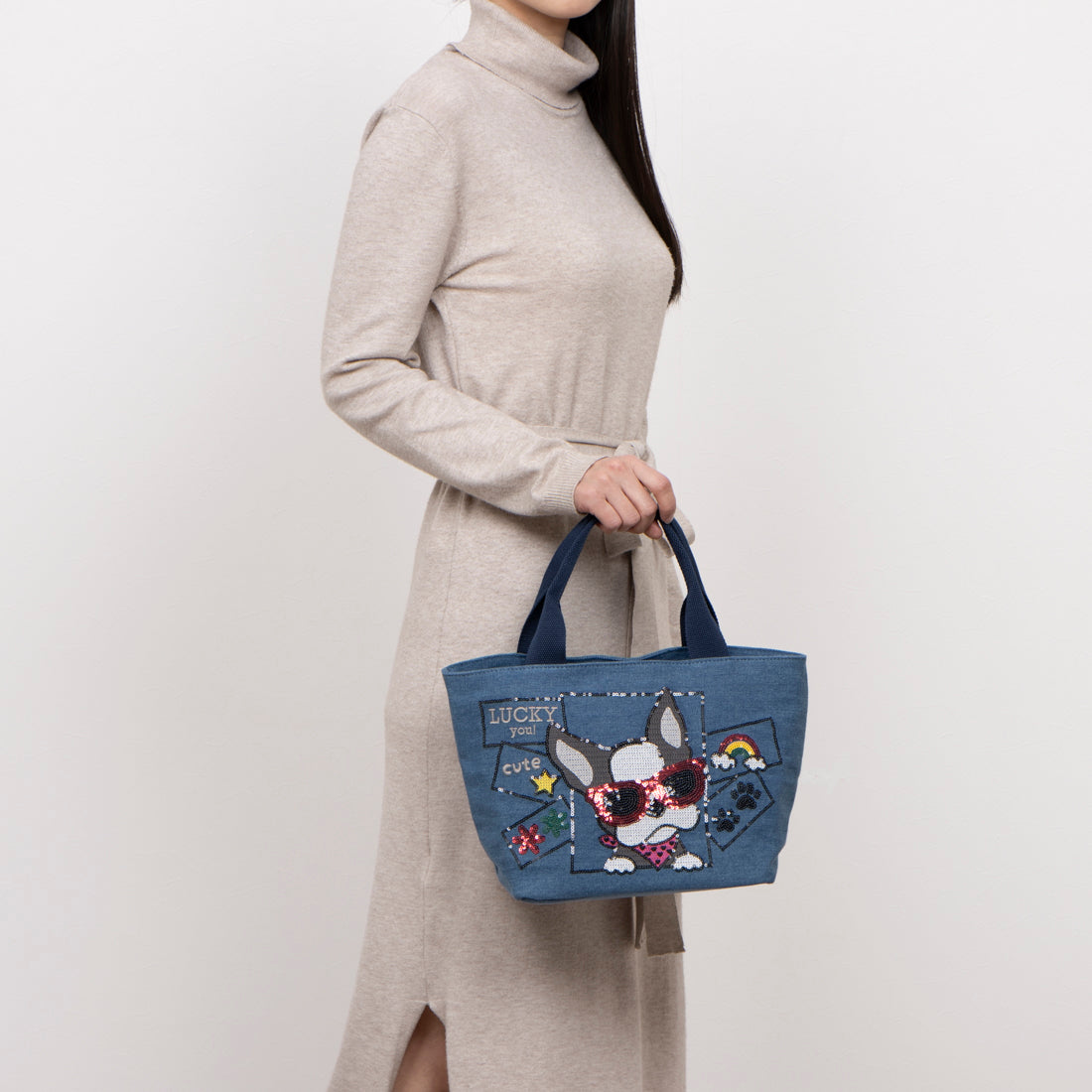 普里姆菲奧雷 PrimuFiore 閃亮狗提袋