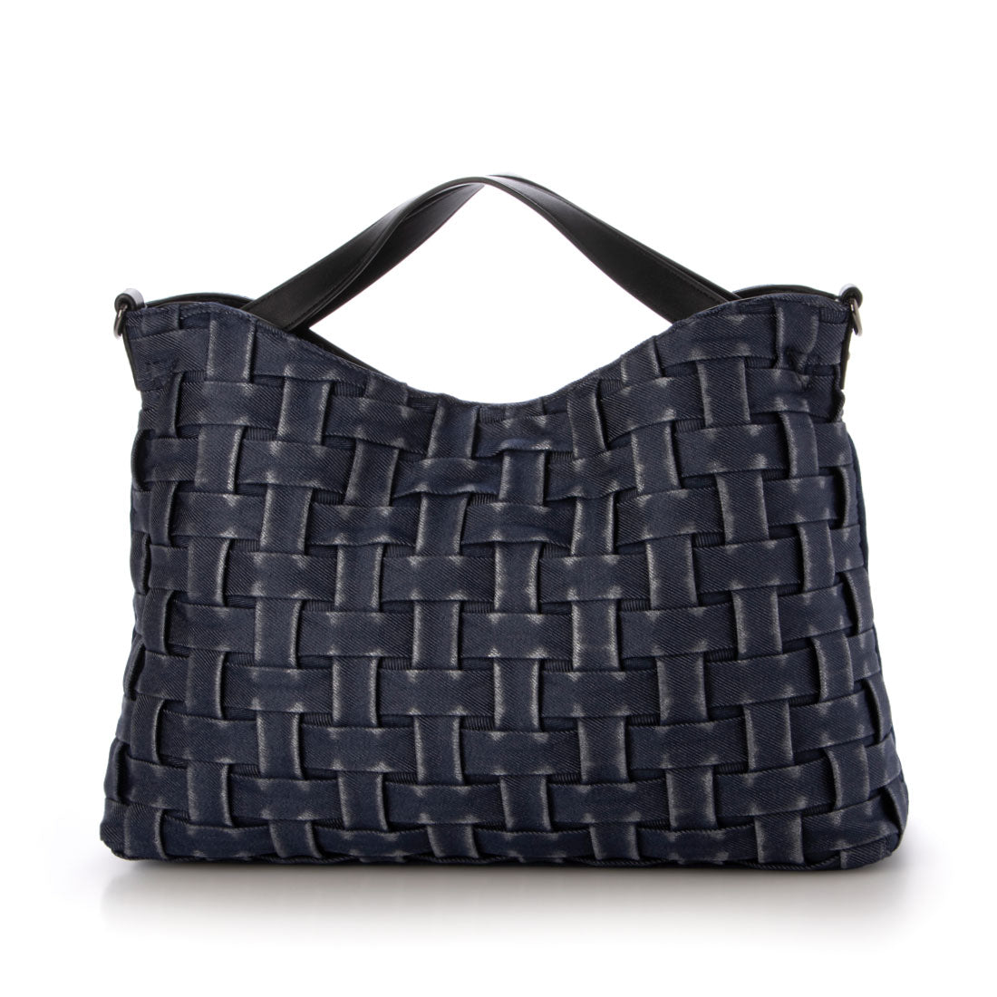 プリムフィオーレ PrimuFiore スモッキングデニムイカ型2WAYトート (ネイビー) ネイビー