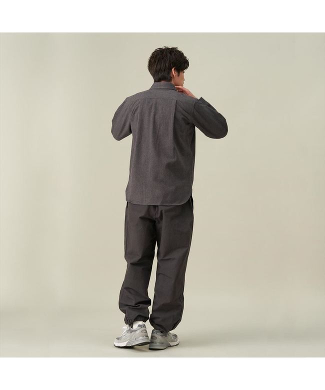 ピッタリ Pitta Re:) 【Pitta Re:)】 カジュアルシャツ ヘビーウェイトネルシャツ 長袖 メンズ (チャコール) チャコール