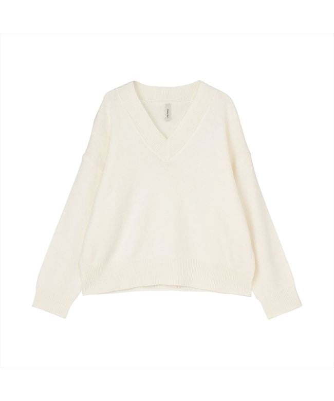 ピッタリ Pitta Re:) 【Pitta Re:)】 ラム混ゆるニットプルオーバー レディース