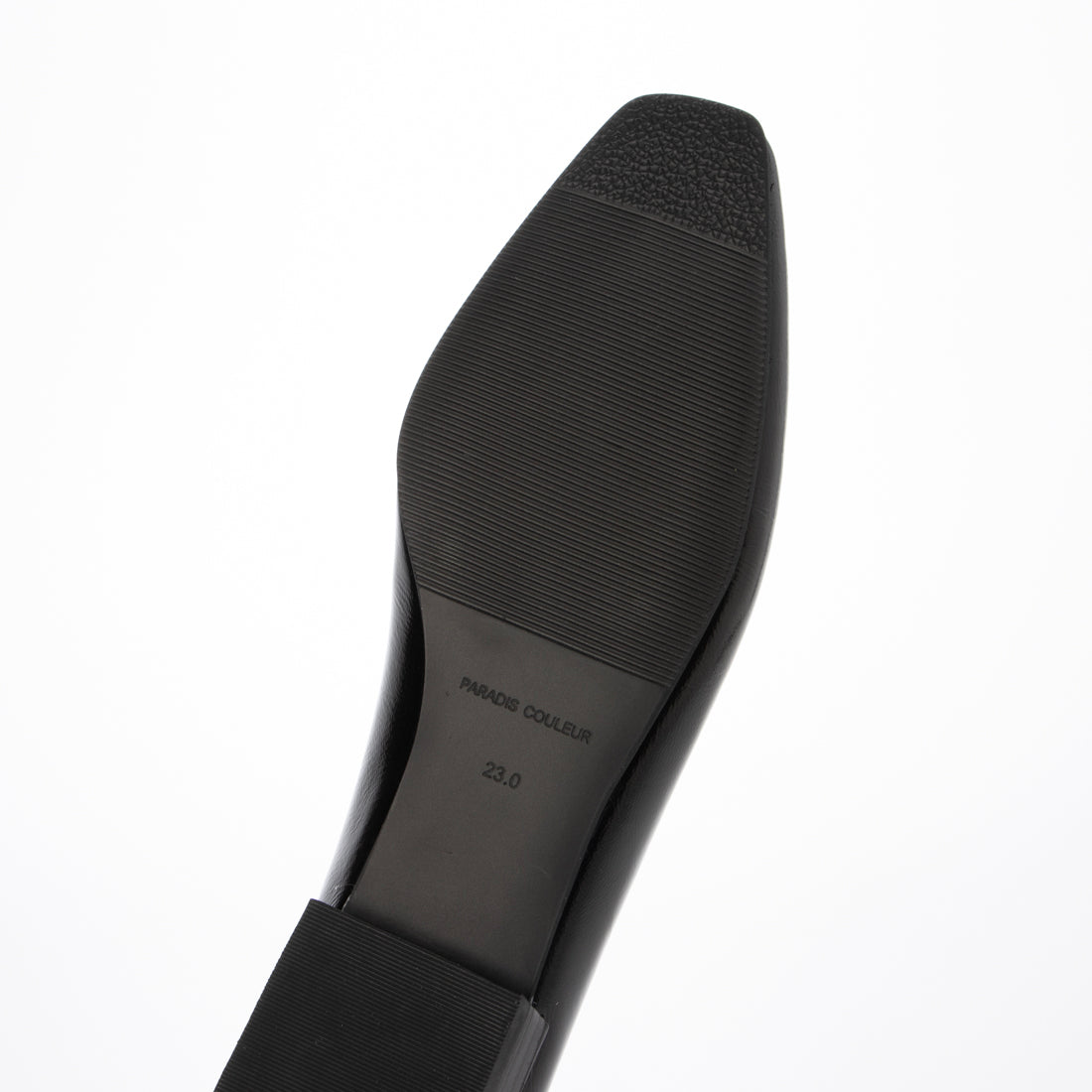 パラディクルール PARADIS COULEUR キルティングインソールプレーンパンプス (ブラックエナメル) ブラックエナメル