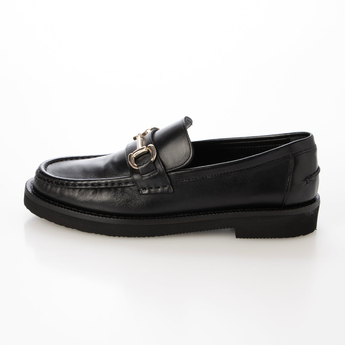 パスクッチ PASCUCCI ラウンドトウビットローファー (ブラック) ブラック