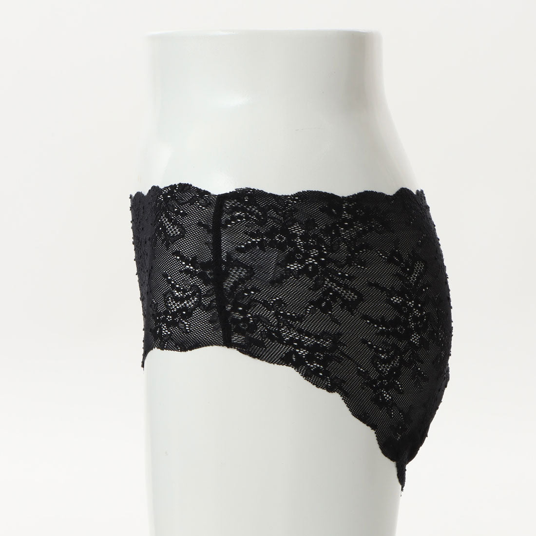 パリーゼ Palissee フェムケア吸水サニタリーショーツ(レギュラーシームレスレースタイプ)【返品不可商品】 (ブラック) ブラック