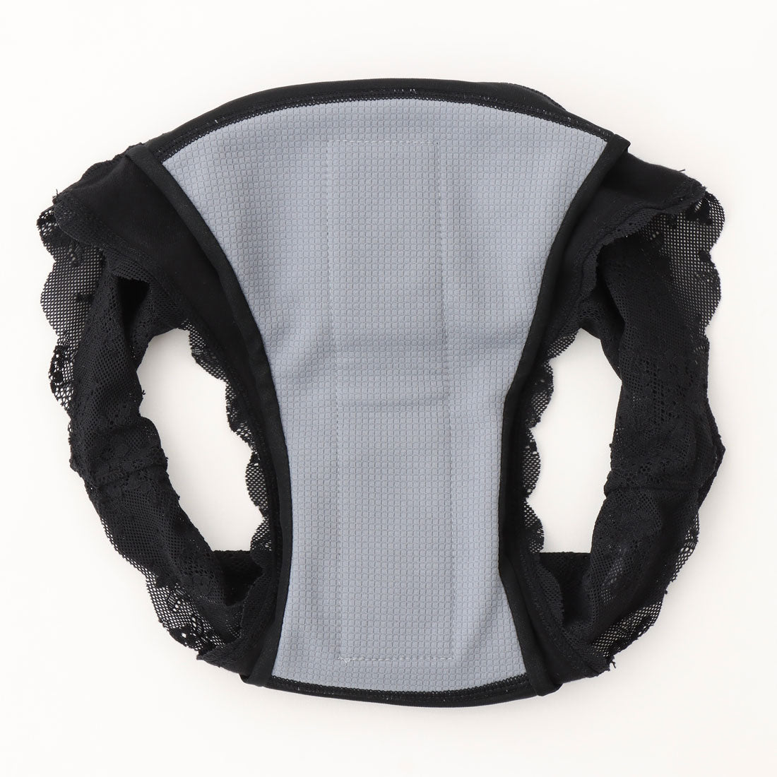 パリーゼ Palissee フェムケア吸水サニタリーショーツ(レギュラーシームレスレースタイプ)【返品不可商品】 (ブラック) ブラック