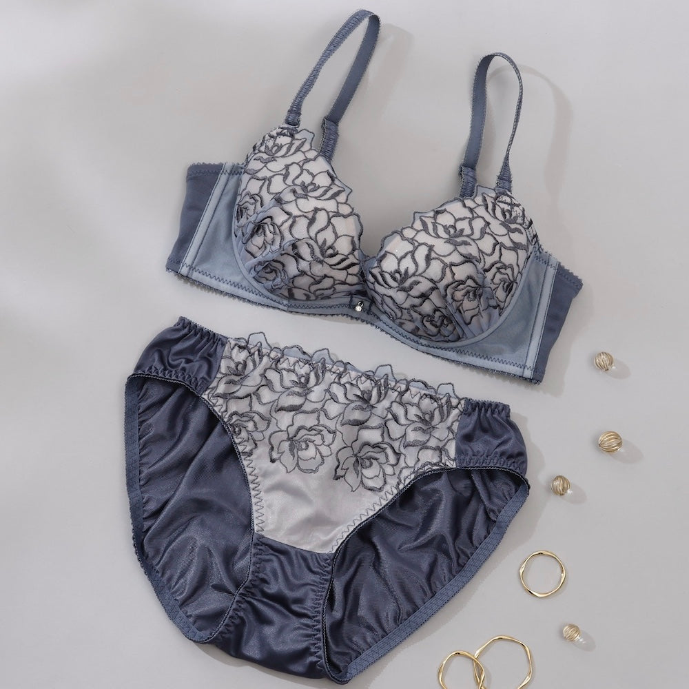 パリーゼ Palissee リッチブルーム3/4カップブラ&ショーツ 【返品不可商品】