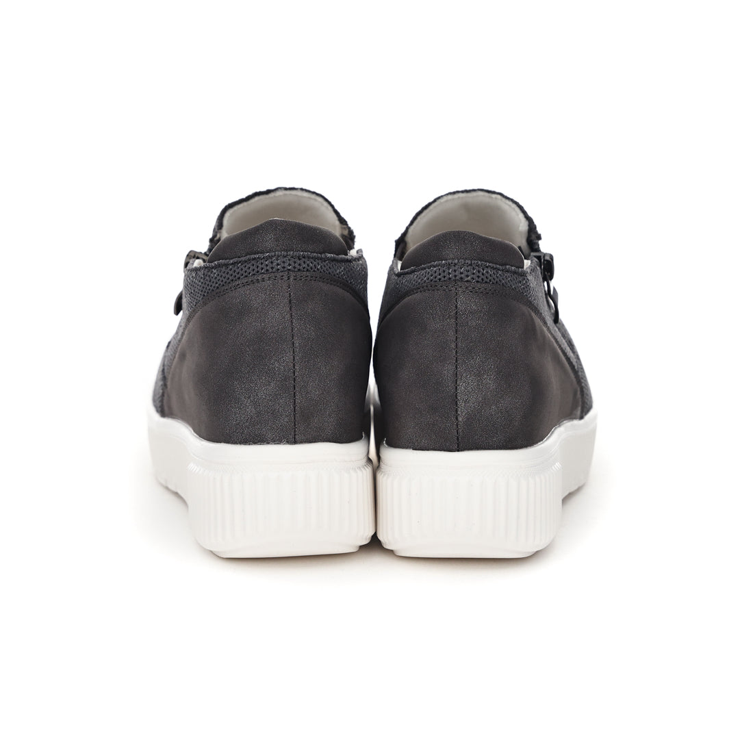 パータム リュクス PARTAM LUXE レディース スニーカー カジュアルシューズ スリッポン サイドゴア カジュアルスニーカー 軽量 40031 (グレー) グレー