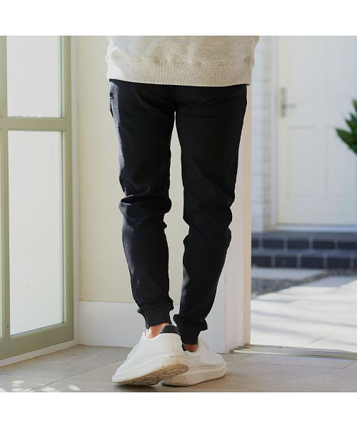 キャバリア CavariA CavariA 接触冷感ストレッチジョガーパンツ メンズ ストレッチ 接触冷感 ウエストゴム 涼しい パンツ リブパンツ 大人 きれいめ イージーパンツ ゴルフ (BEG(ベージュ)) BEG(ベージュ)