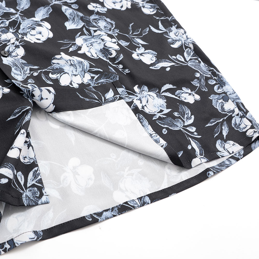 キャバリア CavariA CavariA 總柄長袖襯衫