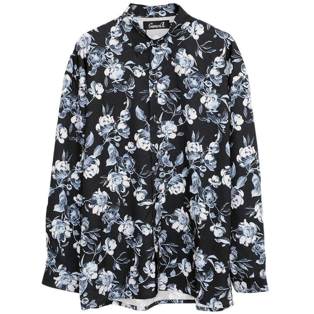 キャバリア CavariA CavariA 總柄長袖襯衫