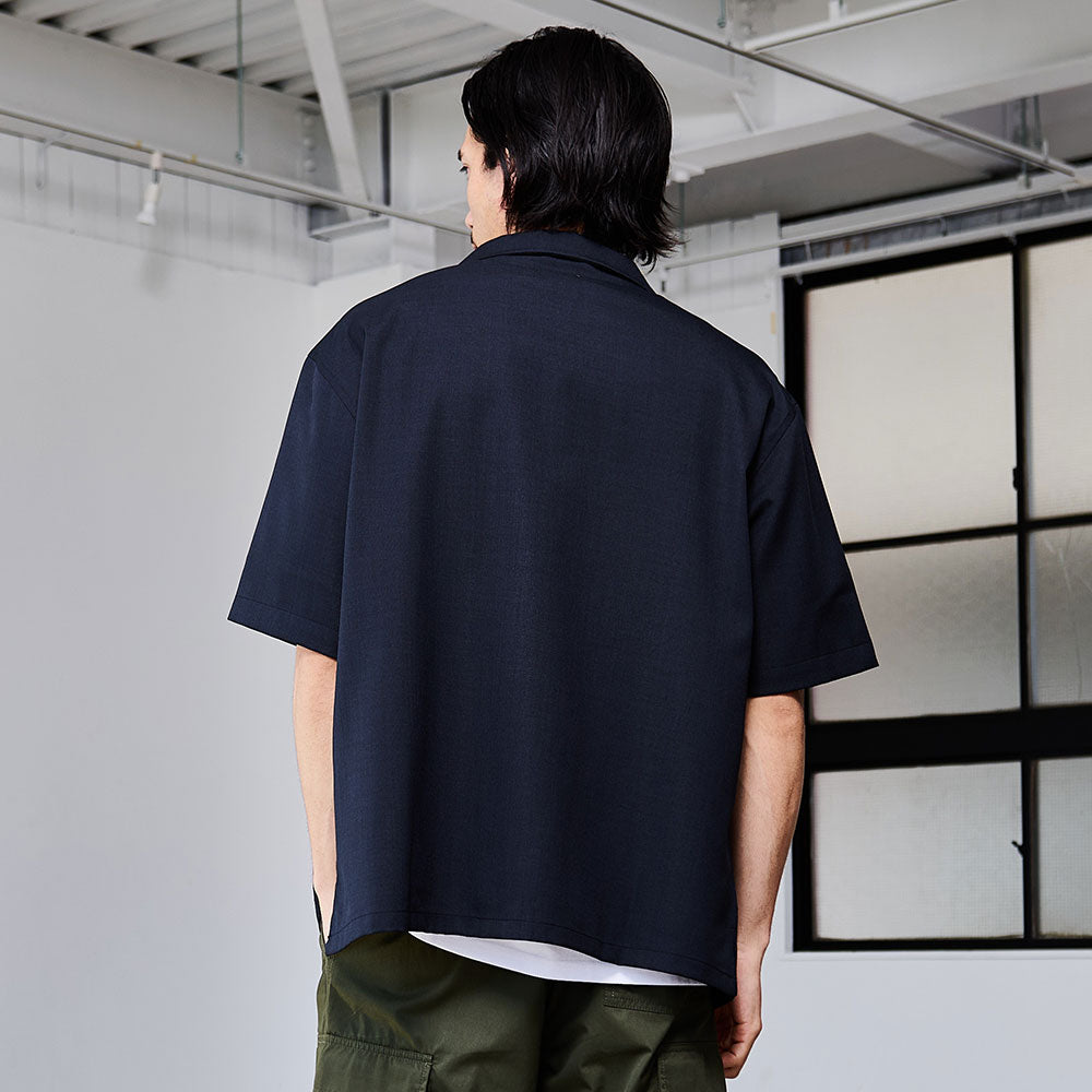 キャバリア CavariA U.S. POLO ASSN. オープンカラー半袖シャツ (22(BEG/ベージュ)) 22(BEG/ベージュ)