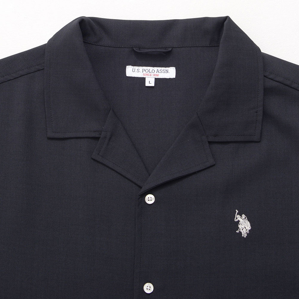 キャバリア CavariA U.S. POLO ASSN. オープンカラー半袖シャツ (22(BEG/ベージュ)) 22(BEG/ベージュ)