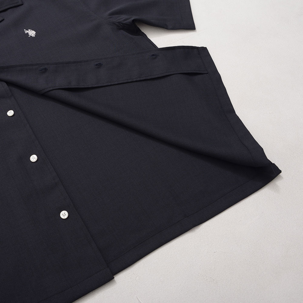 キャバリア CavariA U.S. POLO ASSN. オープンカラー半袖シャツ (22(BEG/ベージュ)) 22(BEG/ベージュ)