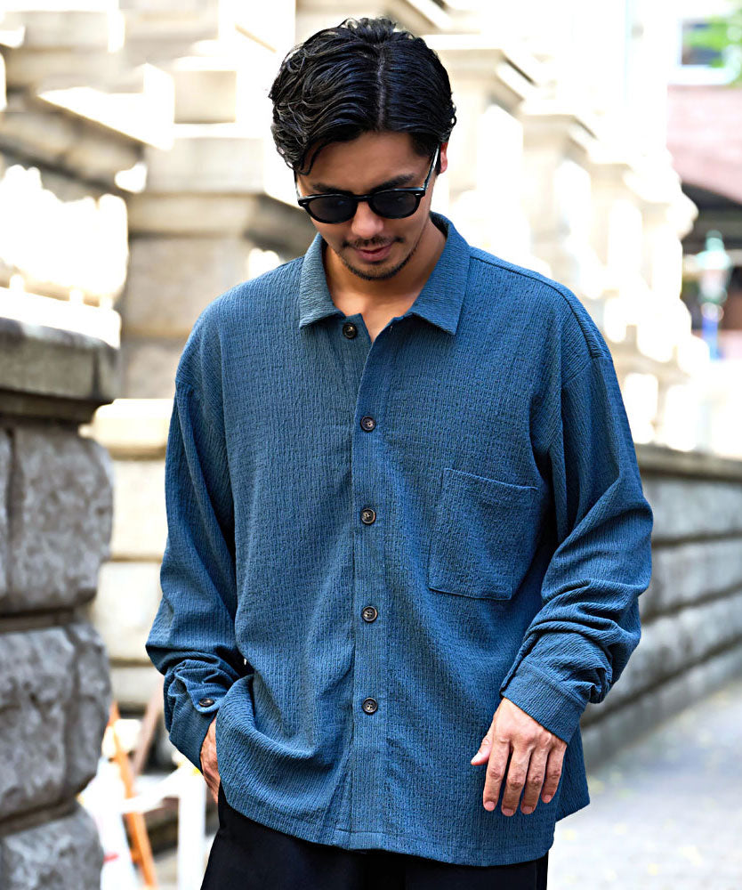 キャバリア CavariA CavariA 長袖シャツ (BLUGRN(ブルーグリーン)) BLUGRN(ブルーグリーン)