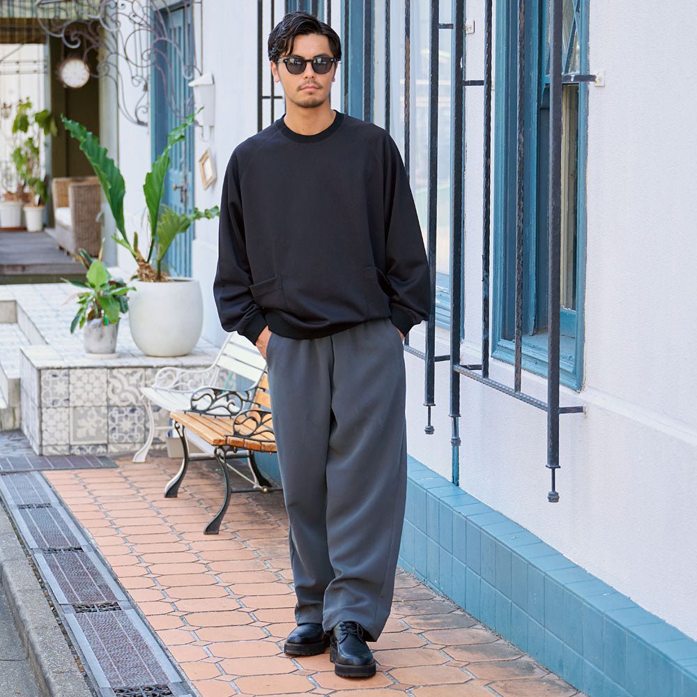 キャバリア CavariA CavariA オーバーパンツ (BLK(ブラック)) BLK(ブラック)