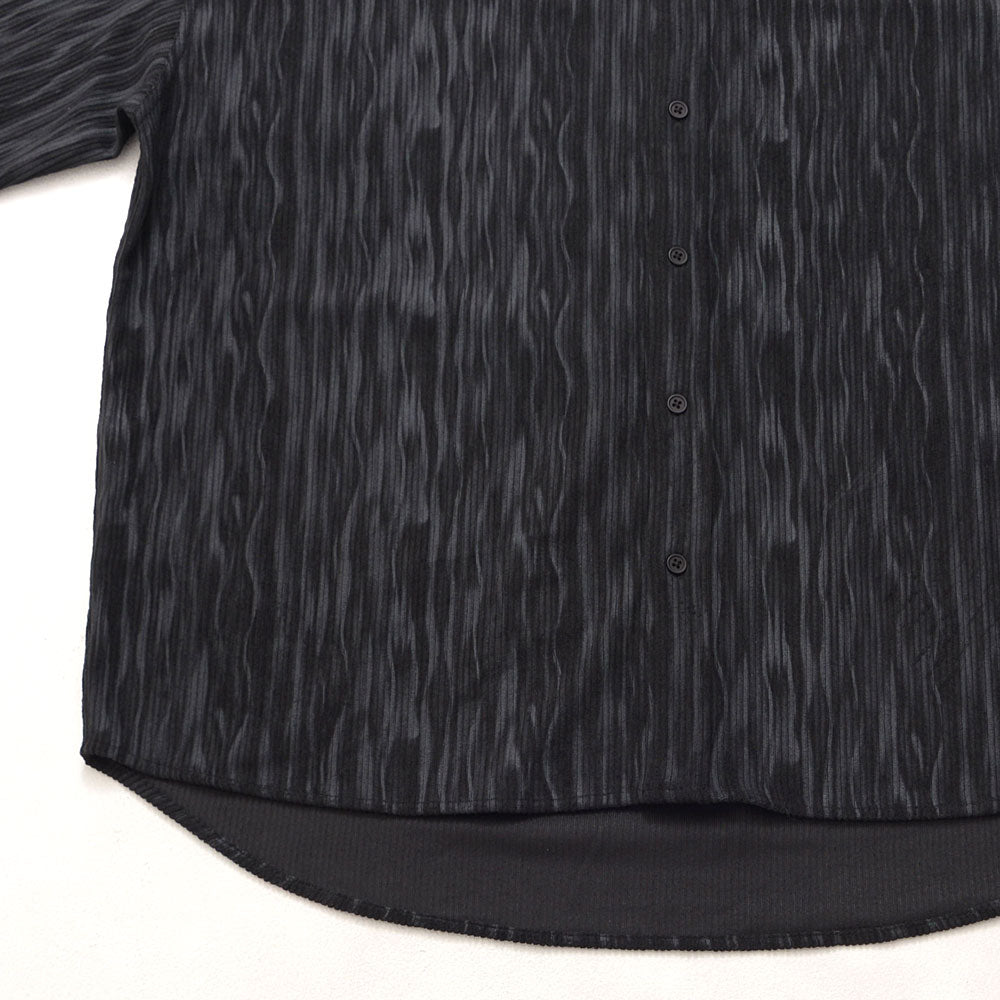 キャバリア CavariA CavariA ポリコーデュロイシャツ (BLK(ブラック)) BLK(ブラック)