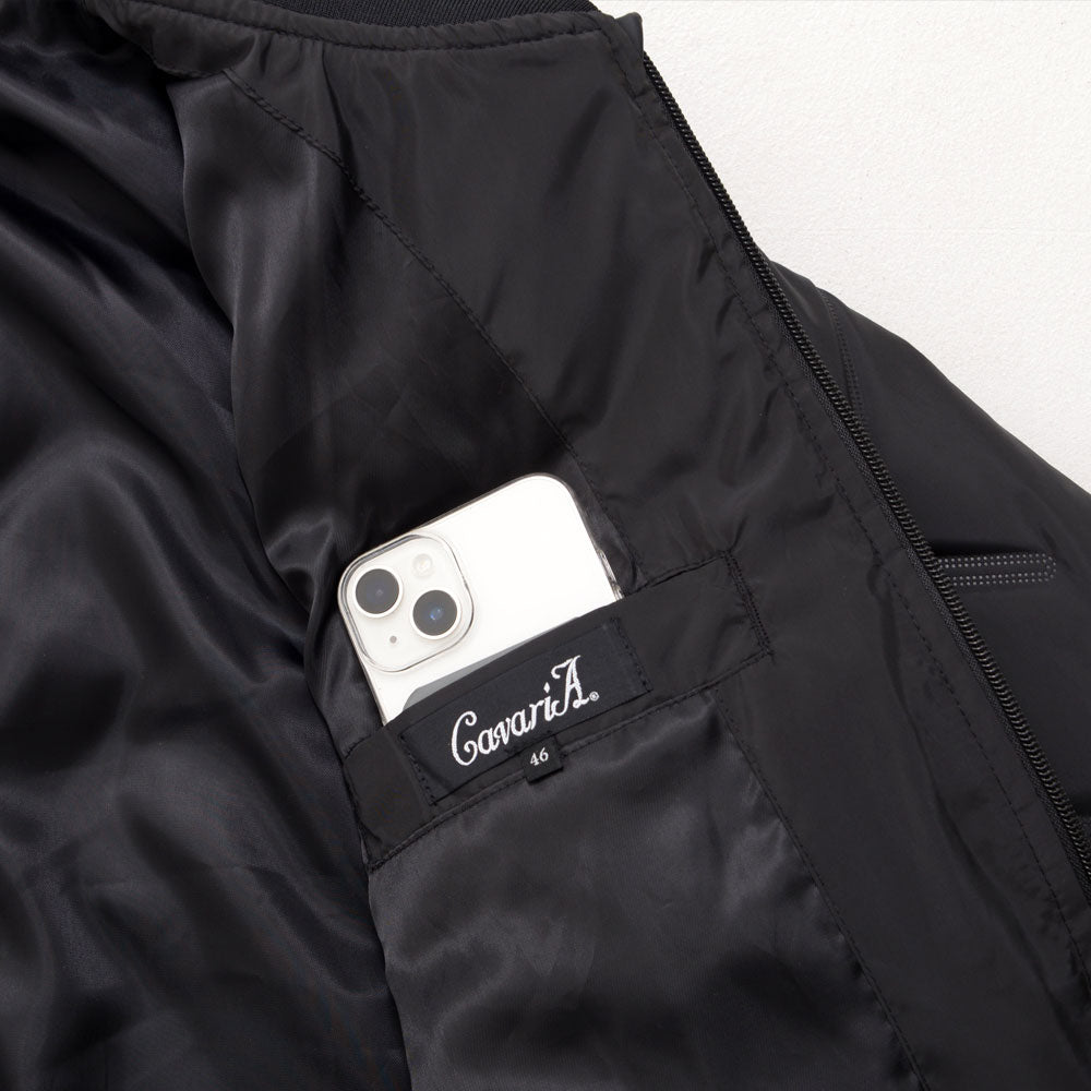 キャバリア CavariA CavariA シームレスMA-1 (BLK(ブラック)) BLK(ブラック)