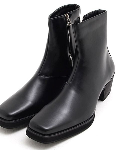 シルバーバレットセレクト SB Select SB select 切り替えサイドジップヒールブーツ ブーツ,BLK(ブラック)