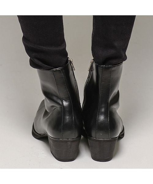 シルバーバレットセレクト SB Select SB select 切り替えサイドジップヒールブーツ ブーツ