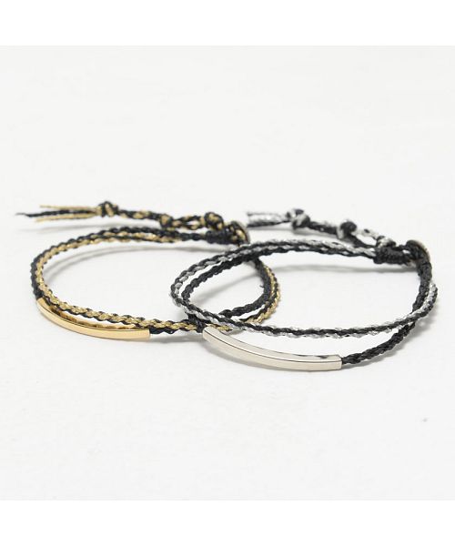 シルバーバレットセレクト SB Select SB select インフィニティブレスレット メンズ インフィニティ ラインストーン ワックスコード アクセサリー シルバー ゴールド アクセ ユニセックス (SIL(シルバー)) SIL(シルバー)