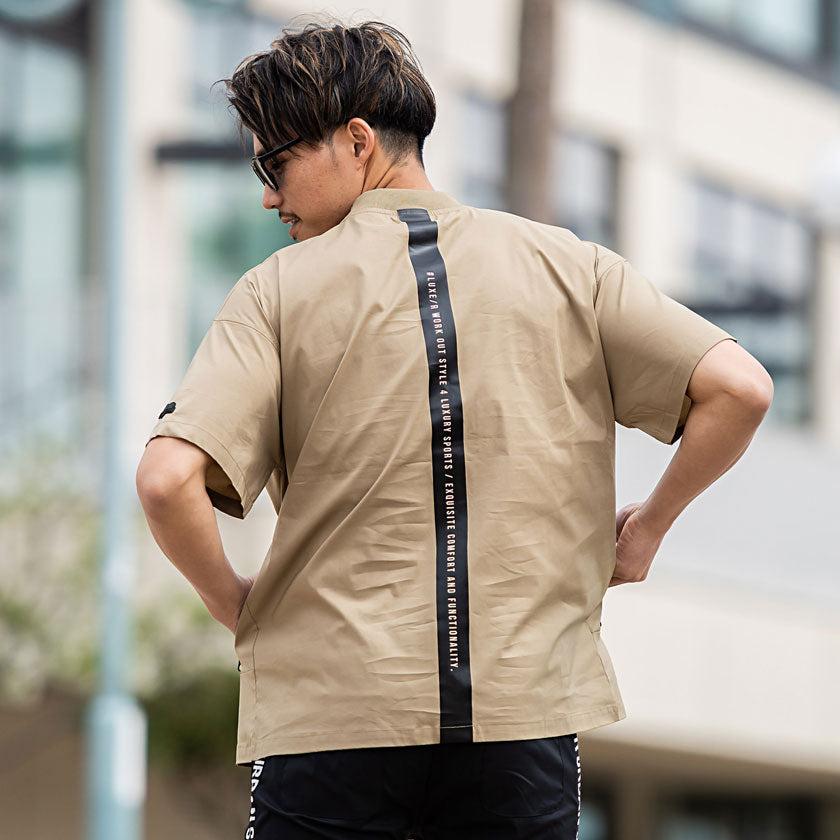 シルバーバレットセレクト SB Select LUXE/R ストレッチナイロンモックネック半袖シャツ ゴルフ 止水 (4-4(BLK/ブラック)) 4-4(BLK/ブラック)