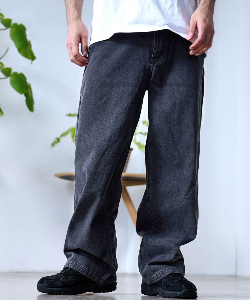 シルバーバレットセレクト SB Select SB select 10ozデニムサルエルペインターパンツ (10(WASH BLACK/ウォッシュB)) 10(WASH BLACK/ウォッシュB)