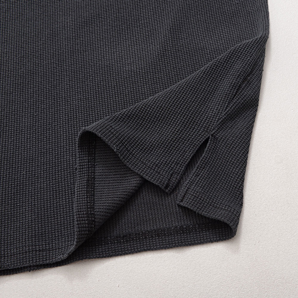 シルバーバレットセレクト SB Select SB select ヴィンテージ風クロス刺繍ワッフルダメージロンT (3(GRY/グレー)) 3(GRY/グレー)