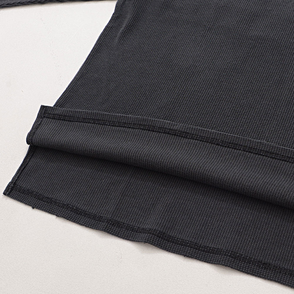 シルバーバレットセレクト SB Select SB select ヴィンテージ風クロス刺繍ワッフルダメージロンT (3(GRY/グレー)) 3(GRY/グレー)