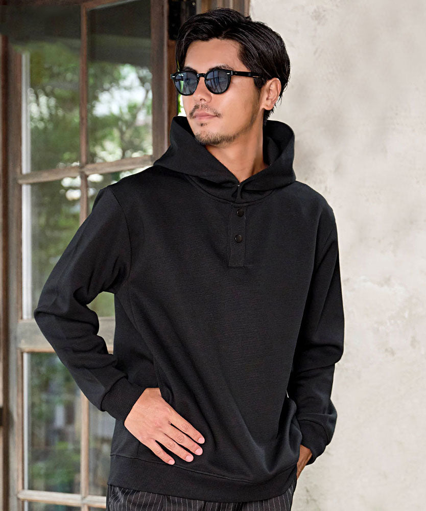 シルバーバレットセレクト SB Select BENUSTA フロントボタンプルオーバーパーカー (BLK(ブラック)) BLK(ブラック)