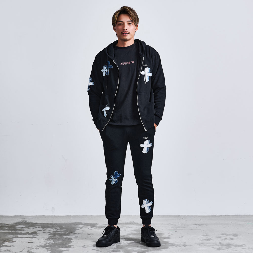 シルバーバレットセレクト SB Select LUXE/R クロスデニム貼り付けパンツ (3-1(WHT/ホワイト)) 3-1(WHT/ホワイト)