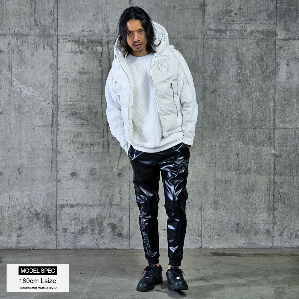 シルバーバレットセレクト SB Select LUXE/R サークル柄ラインストーンフード中綿ベスト (4-2(RED/レッド)) 4-2(RED/レッド)