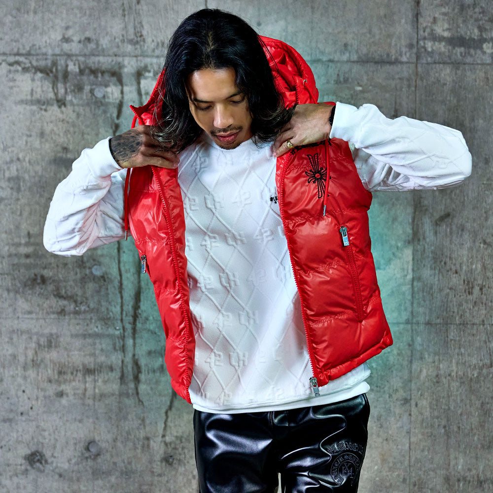 シルバーバレットセレクト SB Select LUXE/R ふくれジャガードトレーナー (2-1(WHT/ホワイト)) 2-1(WHT/ホワイト)