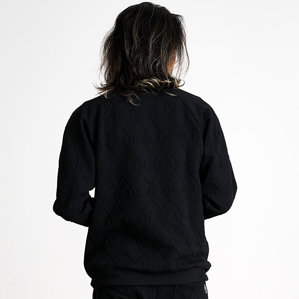 シルバーバレットセレクト SB Select LUXE/R ふくれジャガードトレーナー (2-1(WHT/ホワイト)) 2-1(WHT/ホワイト)