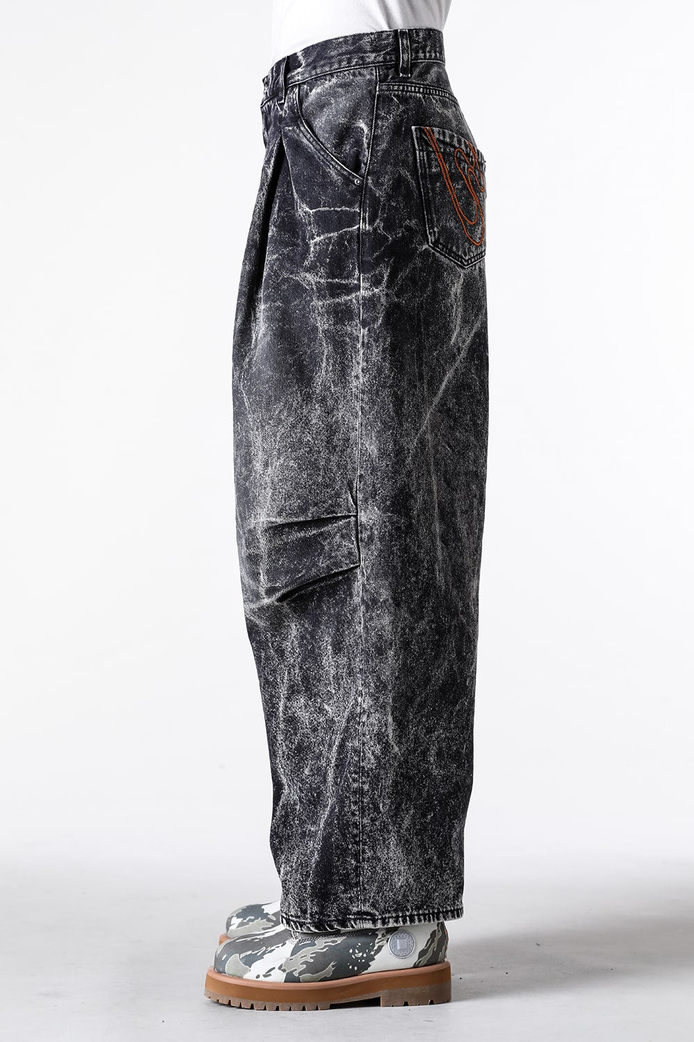 ピーディーエフ PDF Fat Angelo Pants (Black) Black