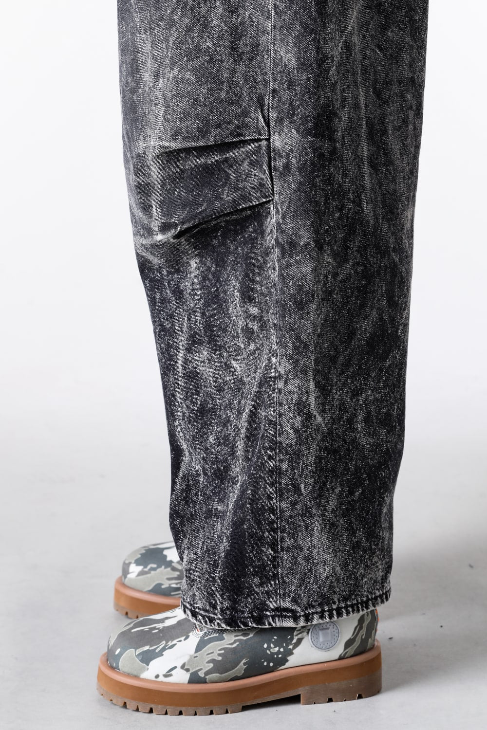 ピーディーエフ PDF Fat Angelo Pants (Black) Black