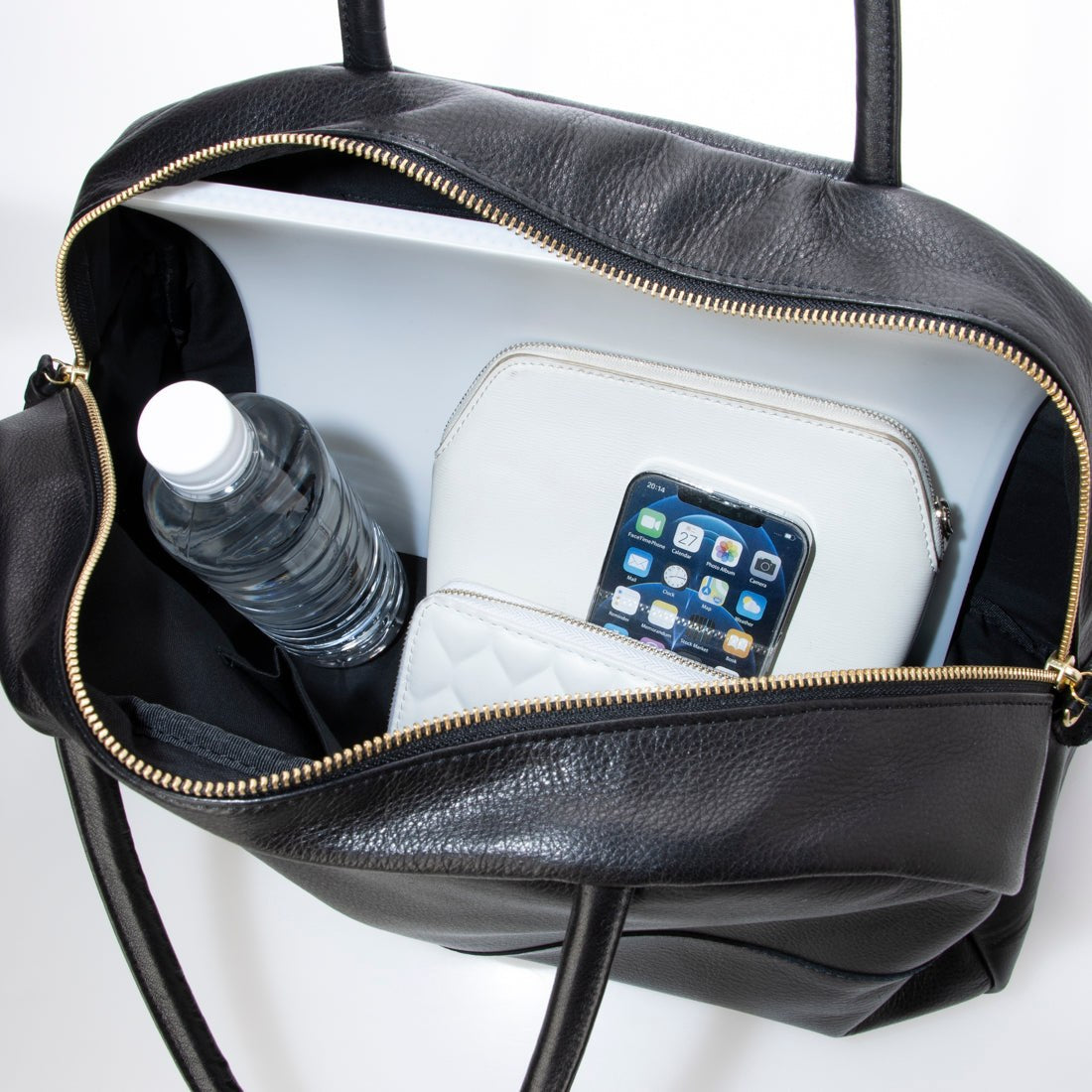 佩爾克 perche 瓦門特皮革・可持續2way半月波士頓包