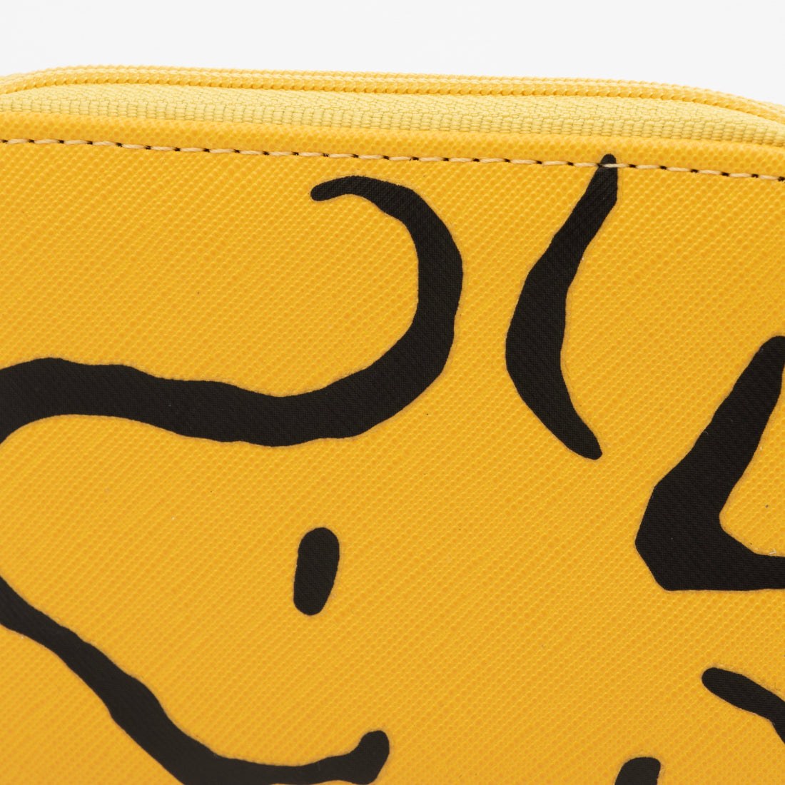 ピーナッツ PEANUTS 小銭入れ レディース 可愛い キャラクター ウッドストック アップ ラウンドファスナー ジッパー コインケース (イエロー) (イエロー) イエロー