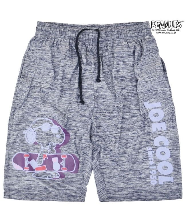 ピーナッツ PEANUTS スヌーピー ピーナッツ ジョークール ハーフ パンツ スケボー ボトムス プリント SNOOPY PEANUTS JOECOOL