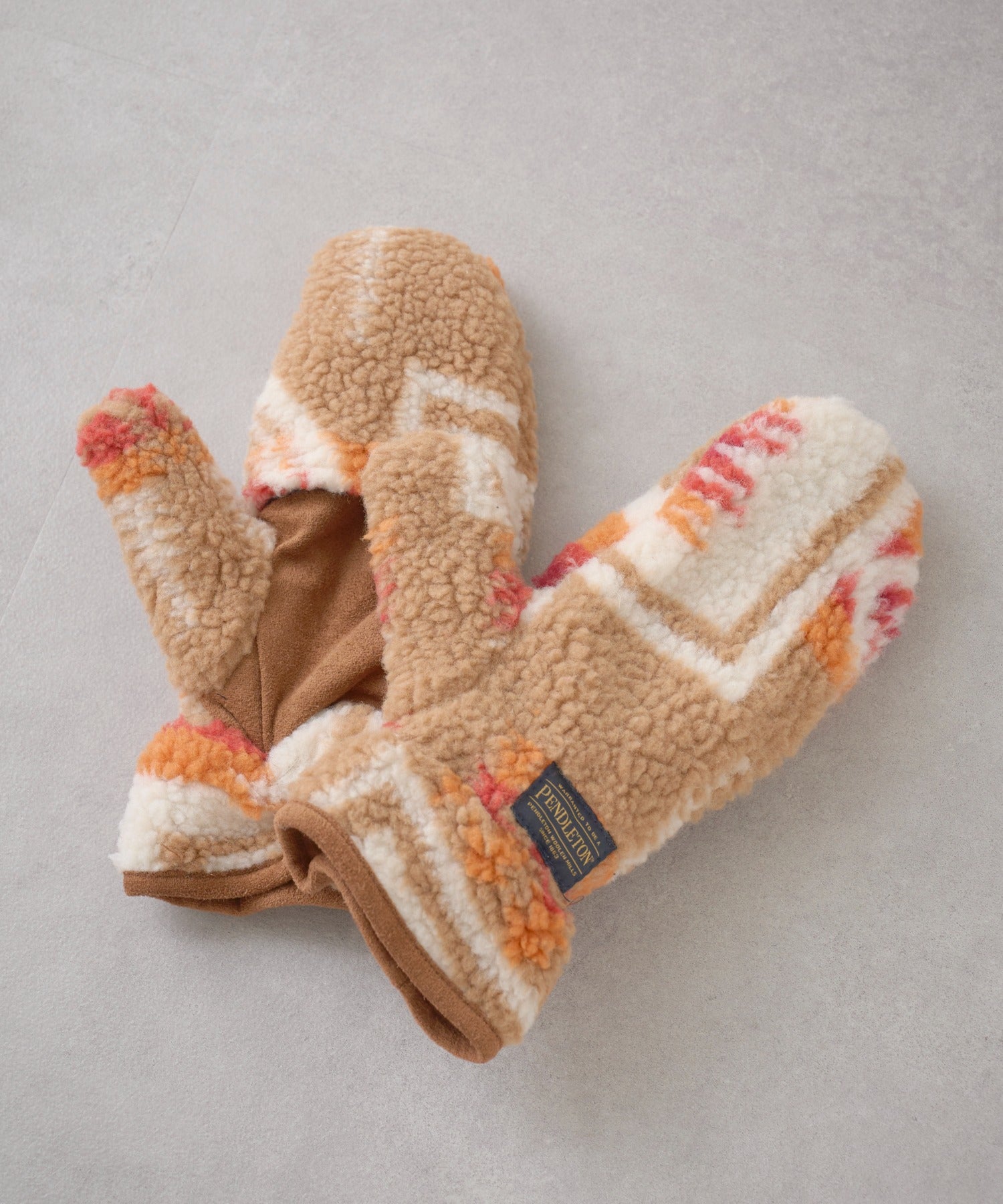 ペンドルトン PENDLETON ボアミトン手袋 /PDT-000-233019 (ブラウン系その他2) ブラウン系その他2