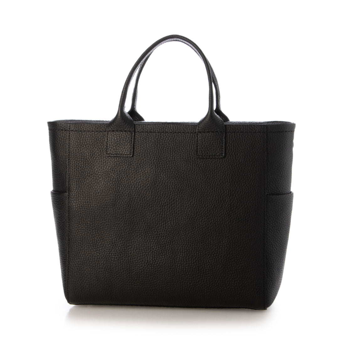 ペレボルサ PELLE BORSA 「レネット」ミディアムトート (ブラック) ブラック